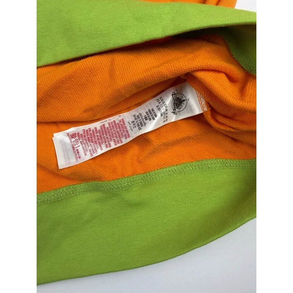 Disney Parks Orange Bird Long Sleeve Collared Sweatshirt Embroidered NWOT XL - Picture 5 of 9